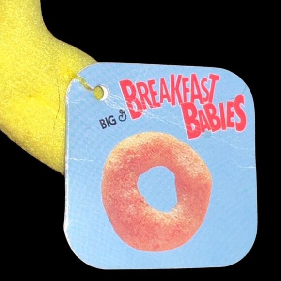 Vintage 1998 General Mills Honey Nut Cheerios Bee Breakfast Pals Plush Beanie - Picture 5 of 5